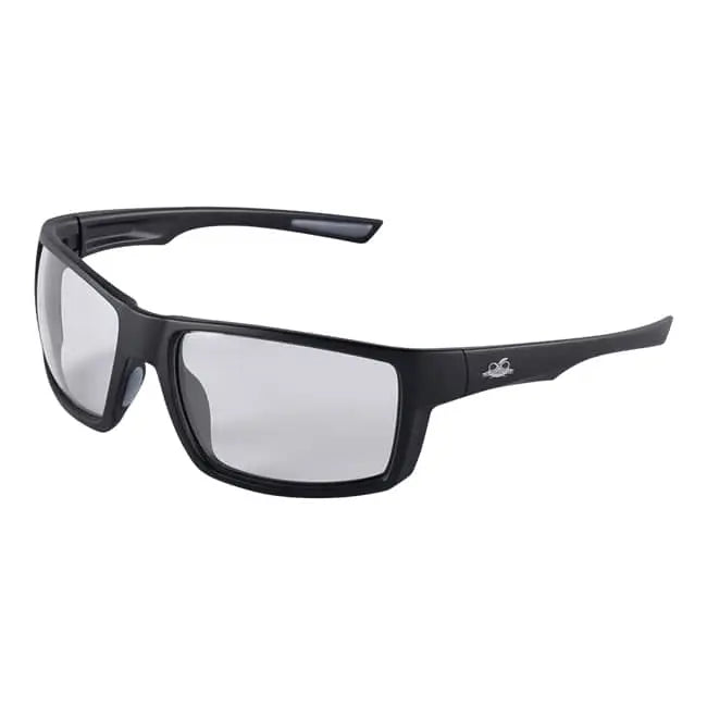 BULLHEAD SAFETY - Sawfish Anti-Fog Lens, Matte Black Frame Safety Glasses, Clear - Becker Safety and Supply