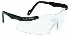 SMITH AND WESSON - Magnum Safety Glasses, Clear Lens/Black Frame - Becker Safety and Supply