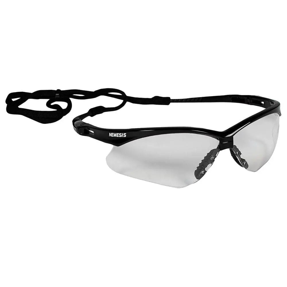 JACKSON SAFETY - V30 Nemesis Safety Eyewear, Clear/Black - Becker Safety and Supply