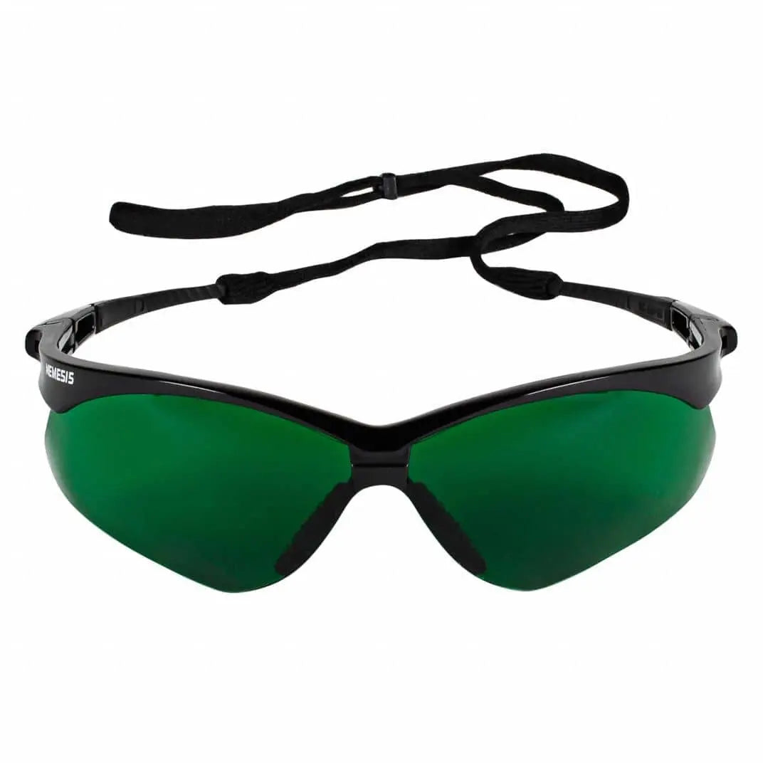 JACKSON SAFETY - V30 Nemesis Safety Eyewear, Green/Black - Becker Safety and Supply