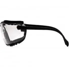 PYRAMEX - V2G Anti-Fog H2X Safety Goggles, Clear/Black - Becker Safety and Supply