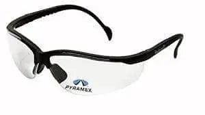 PYRAMEX - Venture II Readers 1.0 Diopter Safety Glasses, Clear/Black - Becker Safety and Supply