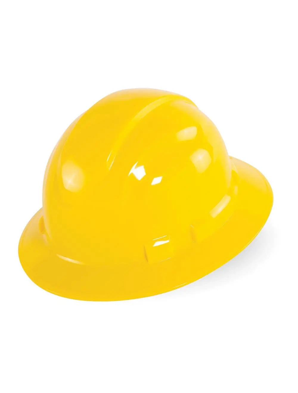 Bullhead Safety - Full Brim Style Hard Hat, Six-Point Ratchet Suspension - Becker Safety and Supply