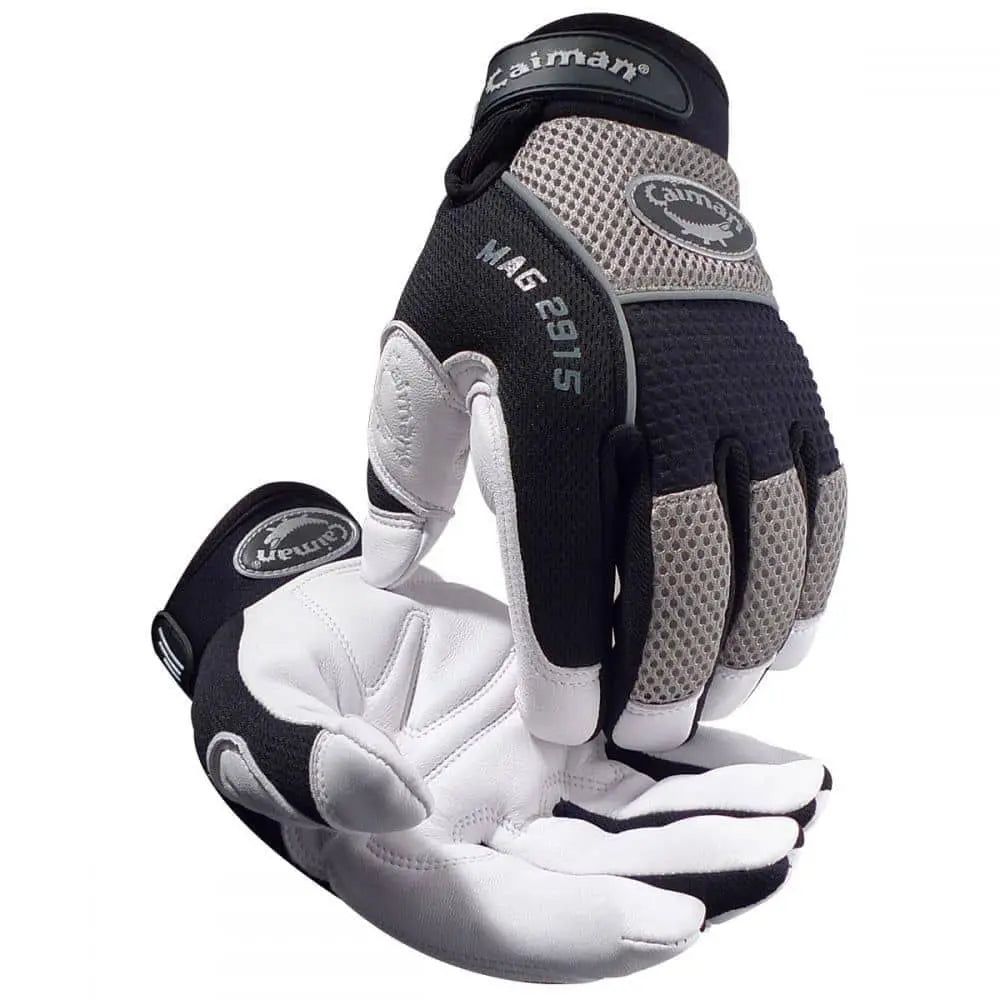 CAIMAN - Goat Grain Heatrac-3 Insulated Padded Palm Mechanics Glove - Becker Safety and Supply