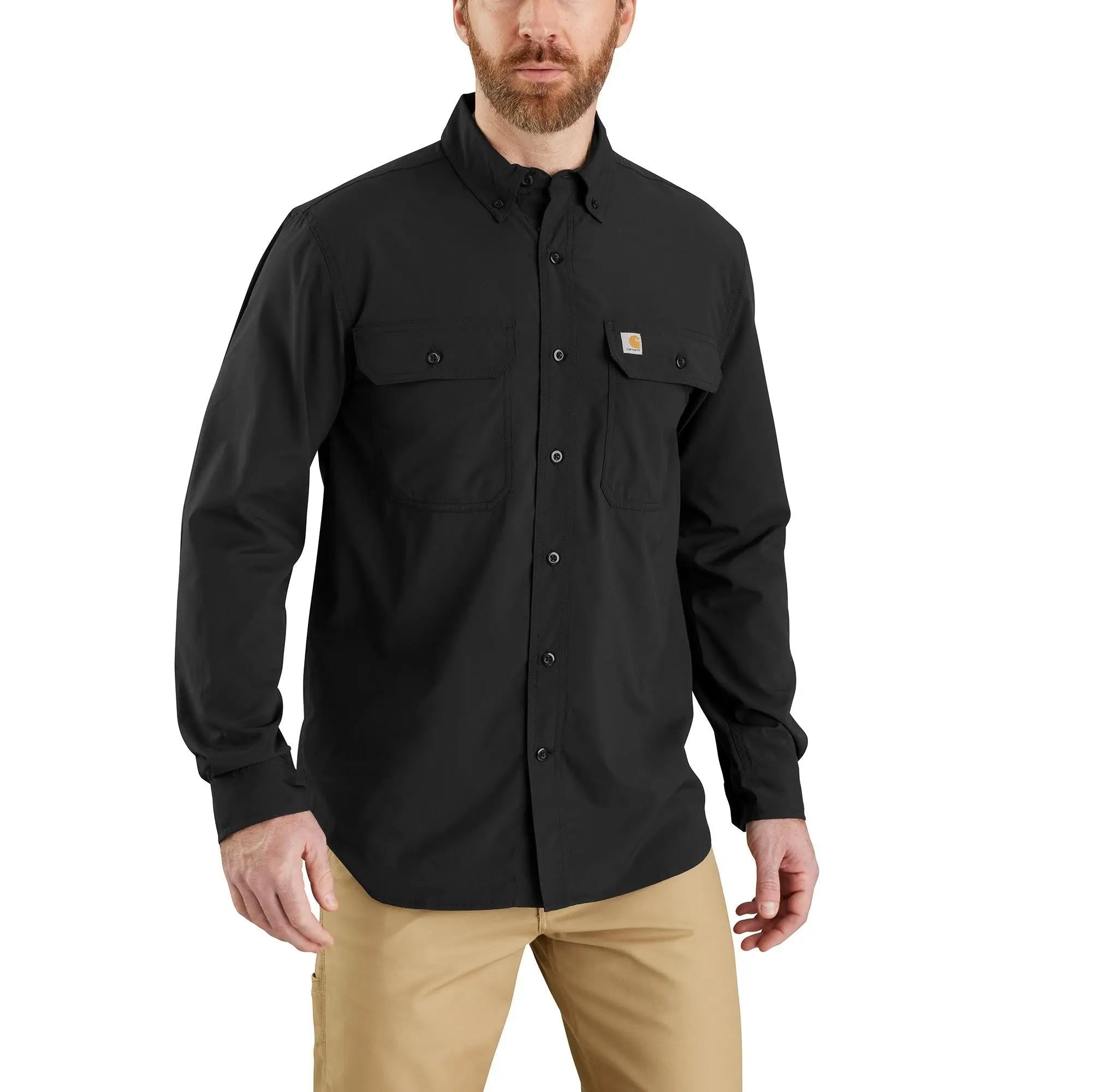 CARHARTT - FORCE Relaxed fit Lightweight Long Sleeve Shirt - Becker Safety and Supply