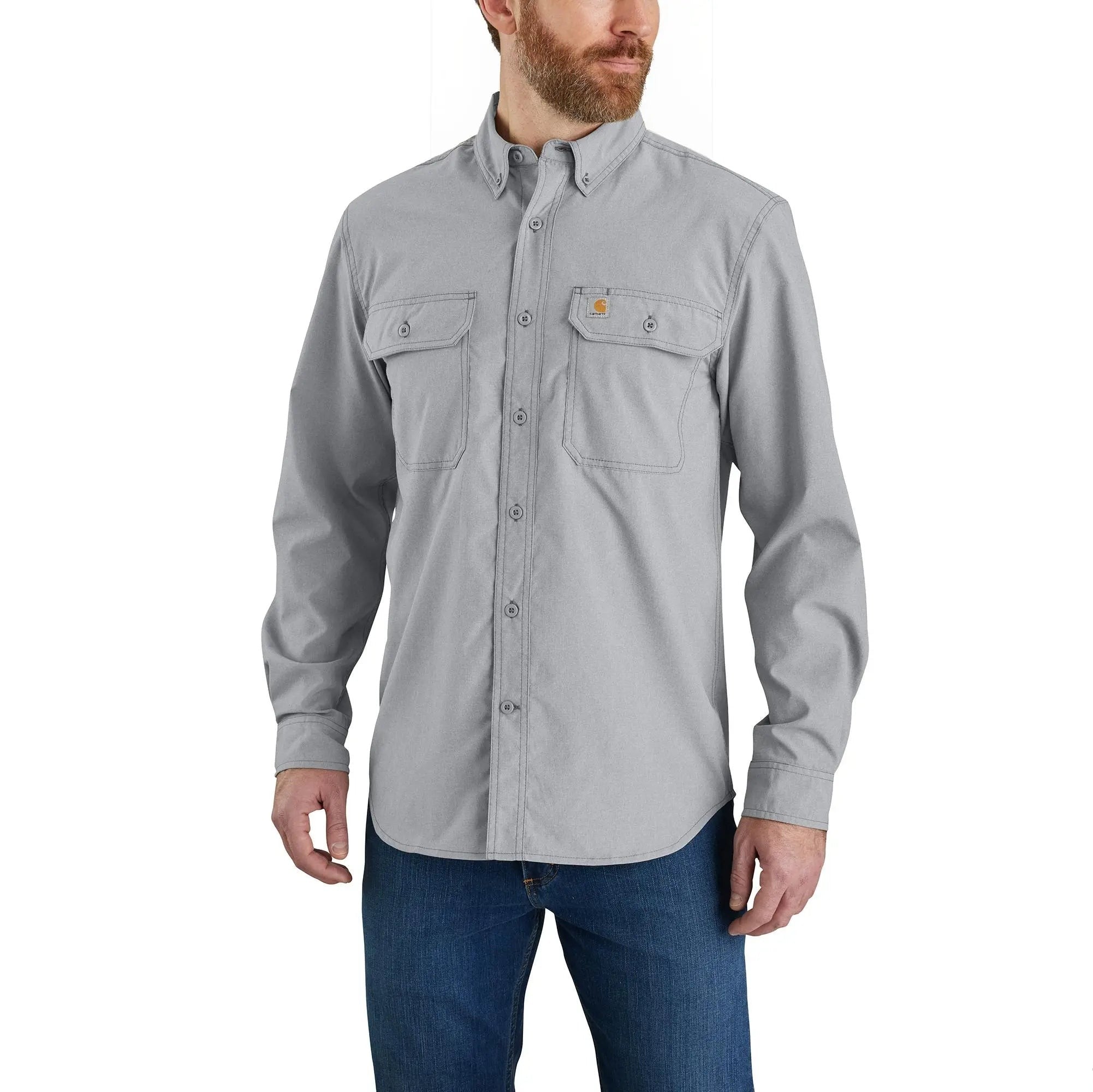 CARHARTT - FORCE Relaxed fit Lightweight Long Sleeve Shirt - Becker Safety and Supply