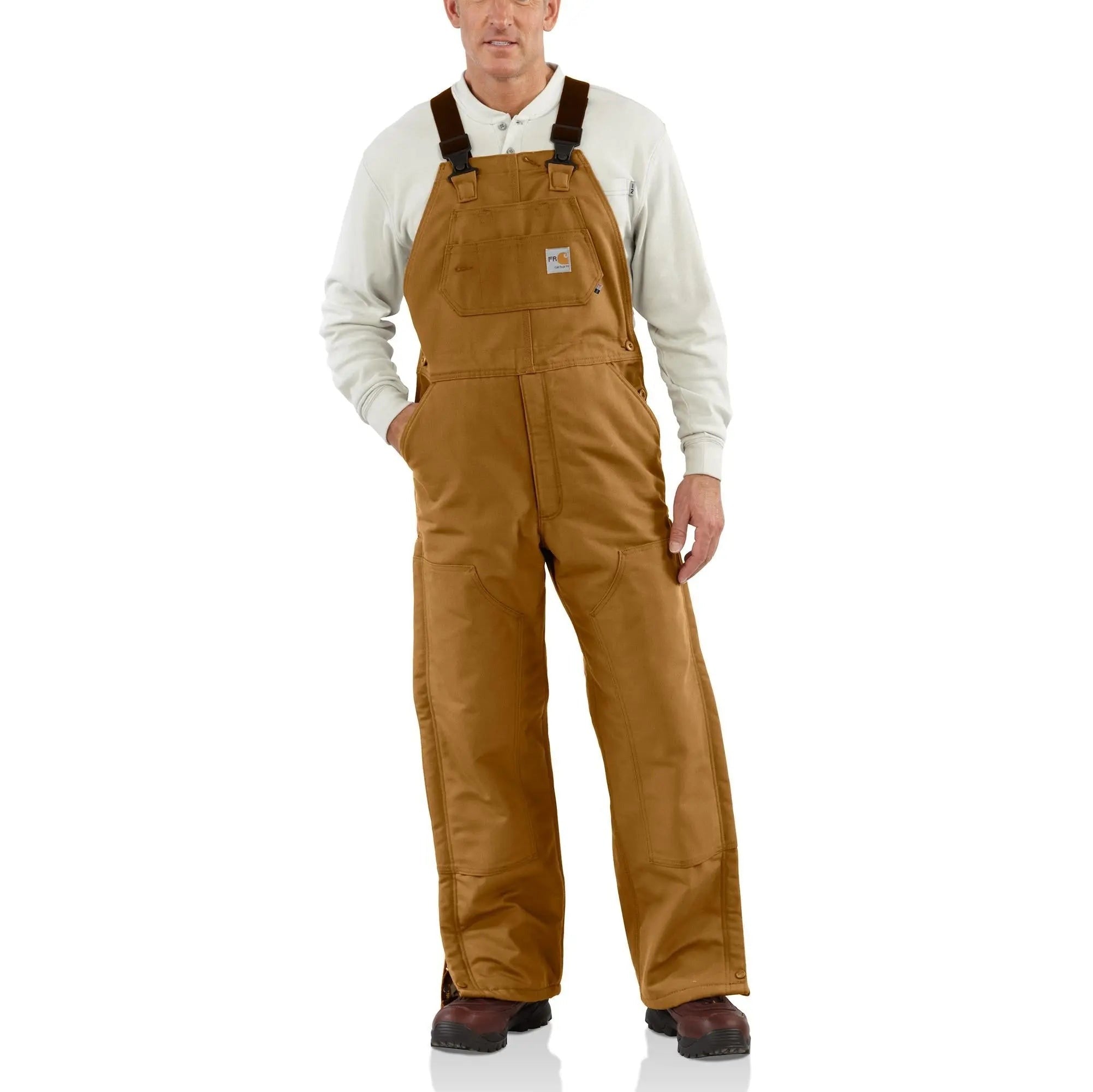 CARHARTT - FR Duck Bib Lined Overall - Becker Safety and Supply