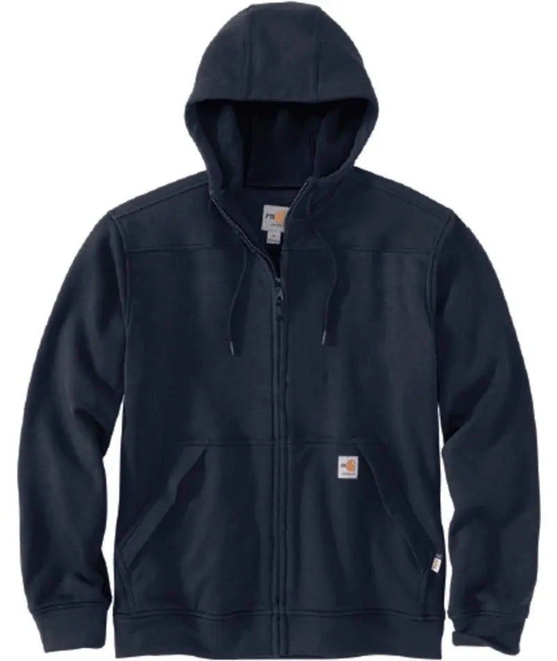 CARHARTT - FR RAIN DEFENDER RELAXED FIT FLEECE JACKET, NAVY  Becker Safety and Supply