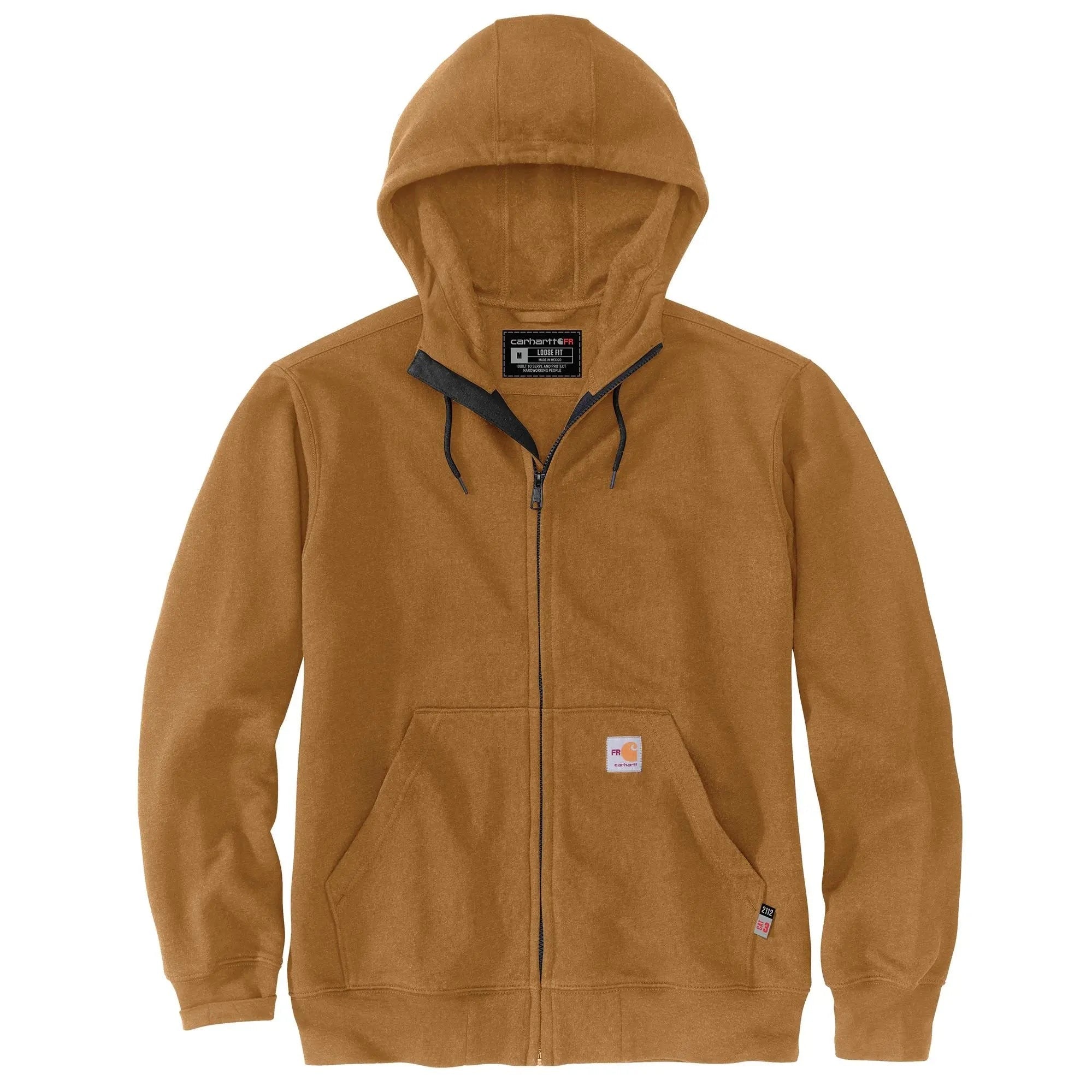 CARHARTT - Flame Resistant Force Loose Fit Midweight Full-Zip Sweatshirt - Becker Safety and Supply