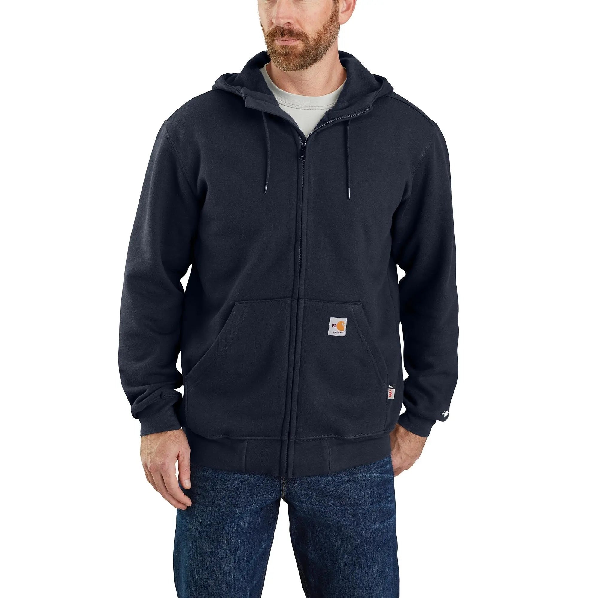 CARHARTT - Flame Resistant Force Loose Fit Midweight Full-Zip Sweatshirt - Becker Safety and Supply