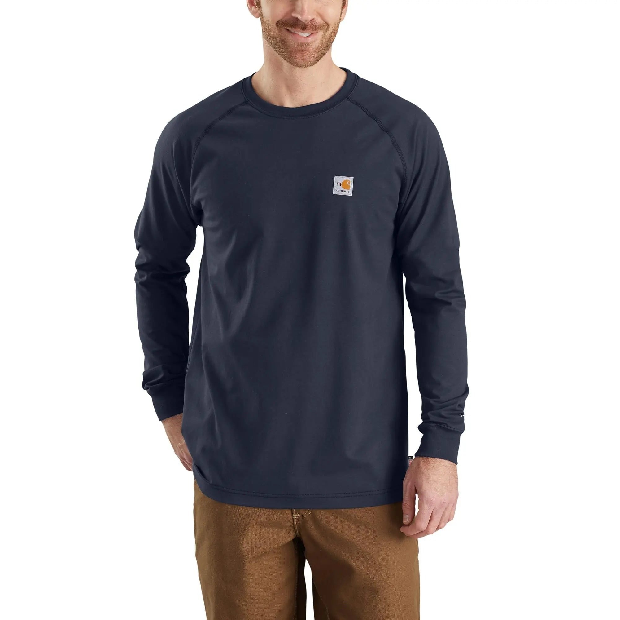 CARHARTT - Flame Resistant Force Relaxed Fit Lightweight Long-Sleeve T-Shirt - Becker Safety and Supply