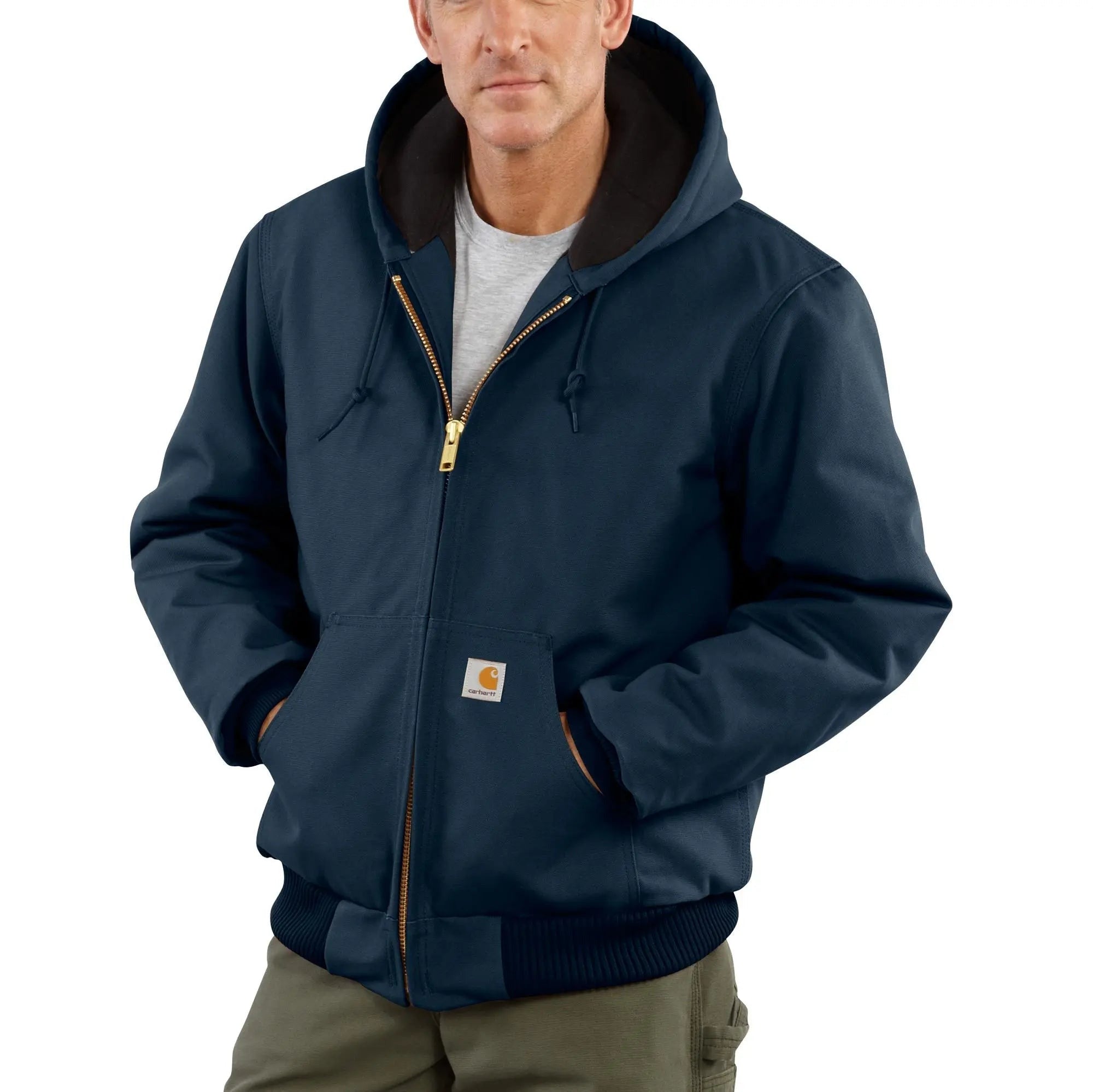 CARHARTT -  Loose Fit Firm Duck Insulated Flannel Lined Active Jac - Becker Safety and Supply