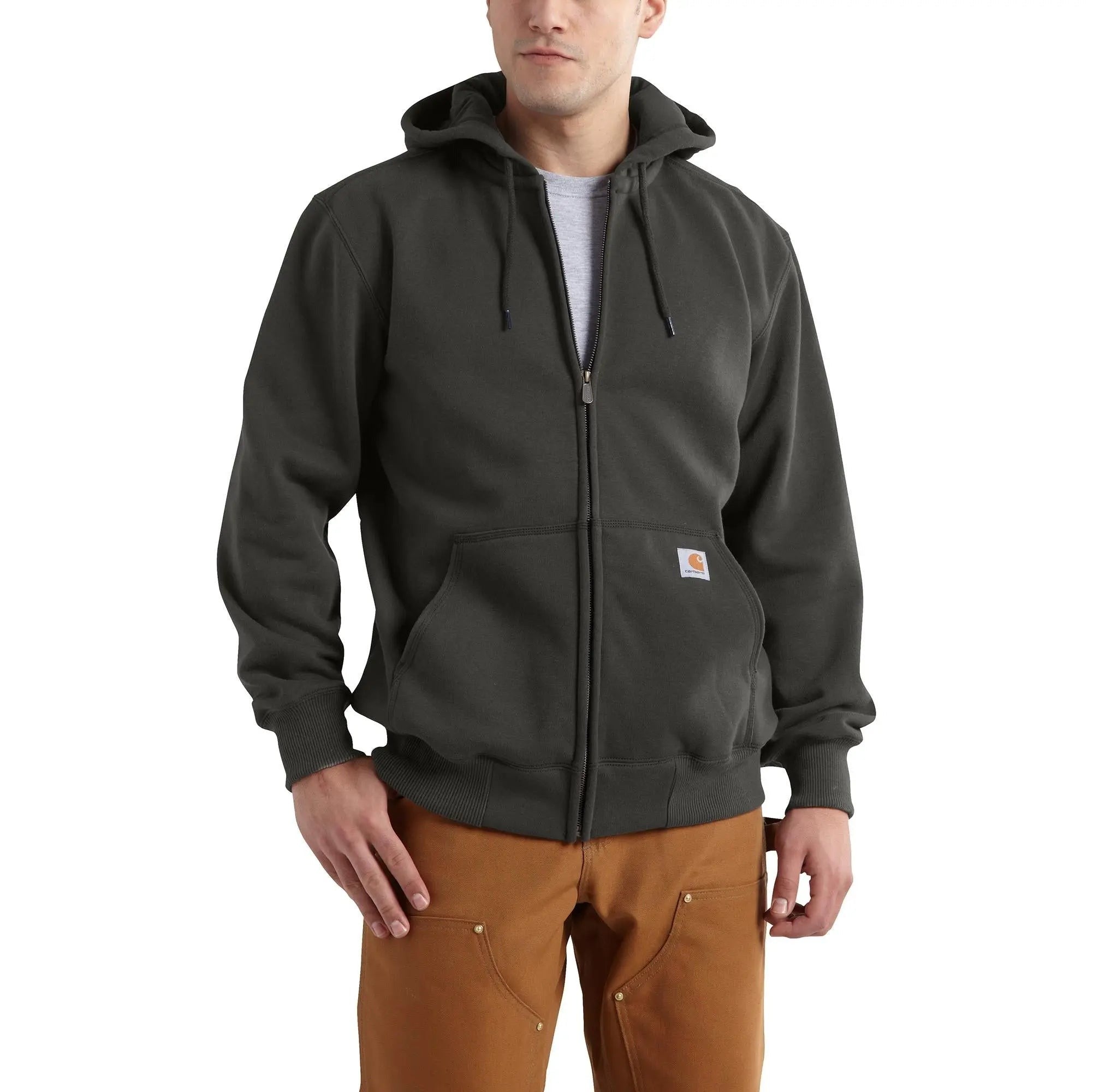 CARHARTT - Loose fit Heavy Weight Full-Zip Sweatshirt - Becker Safety and Supply