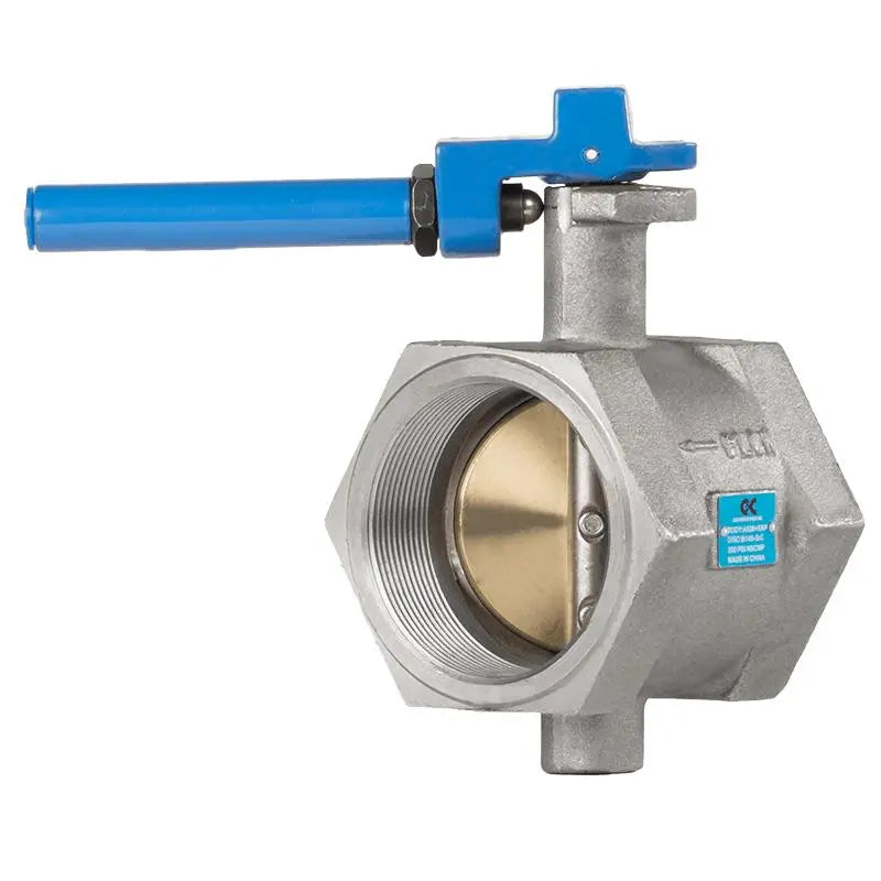 CC - 4" Threaded Butterfly Valve - Becker Safety and Supply