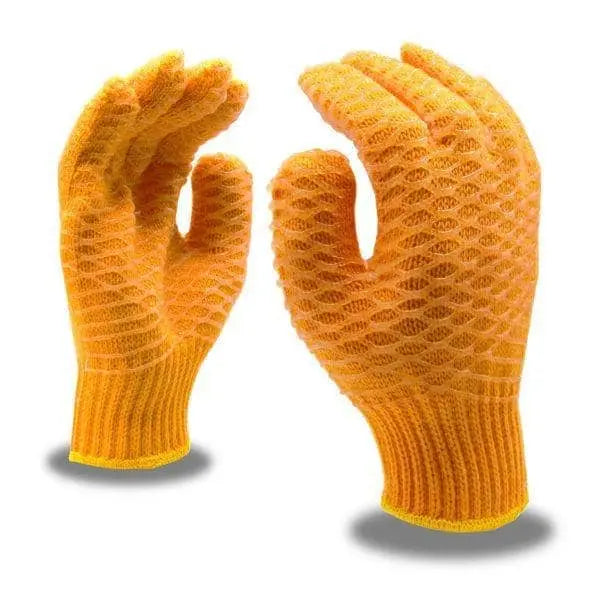 CORDOVA - Orange Machine Knit Soft PVC Honeycomb - Becker Safety and Supply