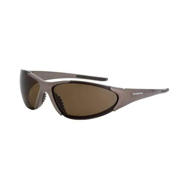 CROSSFIRE - Core Premium Safety Eyewear, Mocha Brown Polarized - Becker Safety and Supply