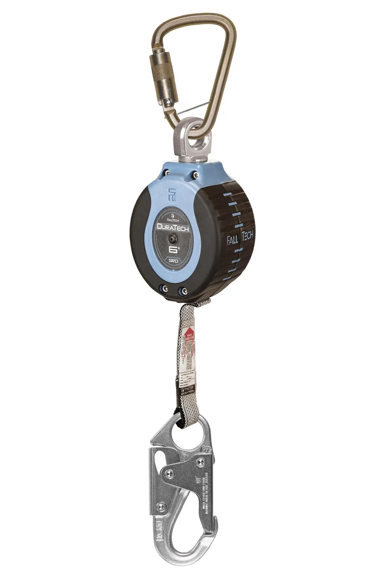 FALLTECH - DuraTech - Compact Web SRD - Steel Carabiner w/Captive Pin - 6' - Becker Safety and Supply