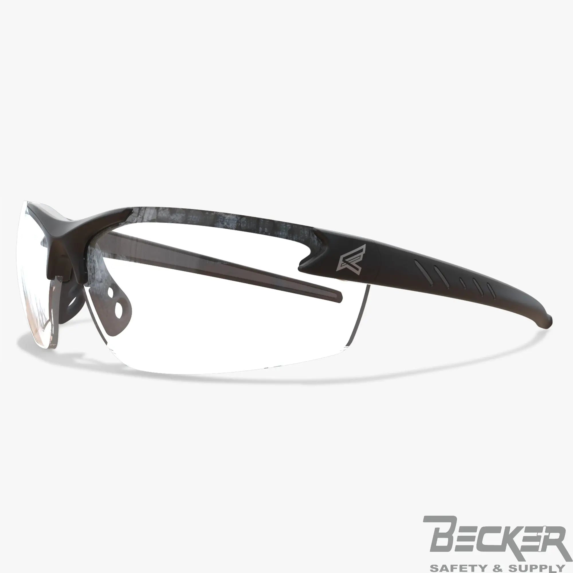 Edge - Zorge G2 - Black FRame / Clear Lens  Becker Safety and Supply