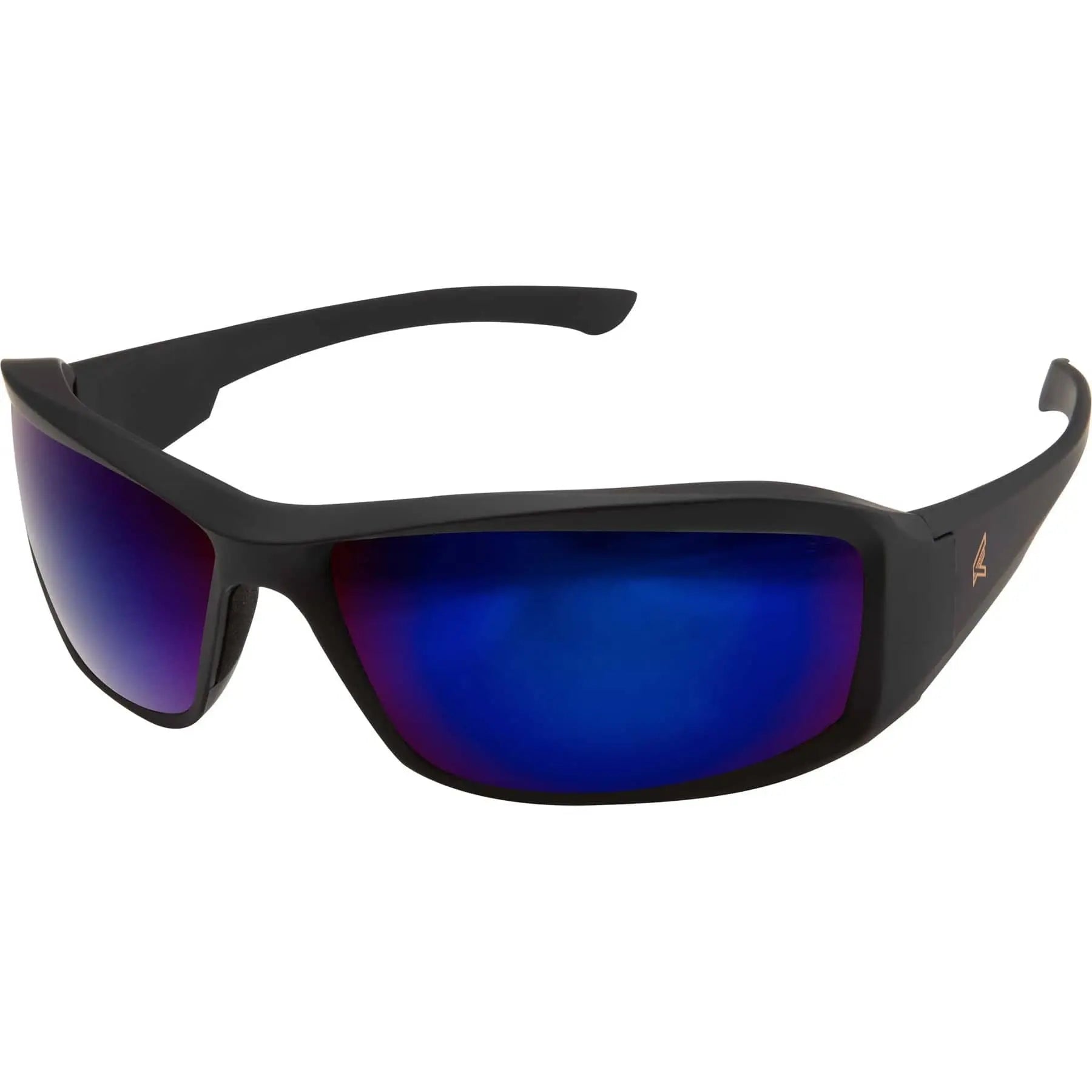 EDGE - BRAZEAU - Black Frame - Blue Mirror Lens - Becker Safety and Supply