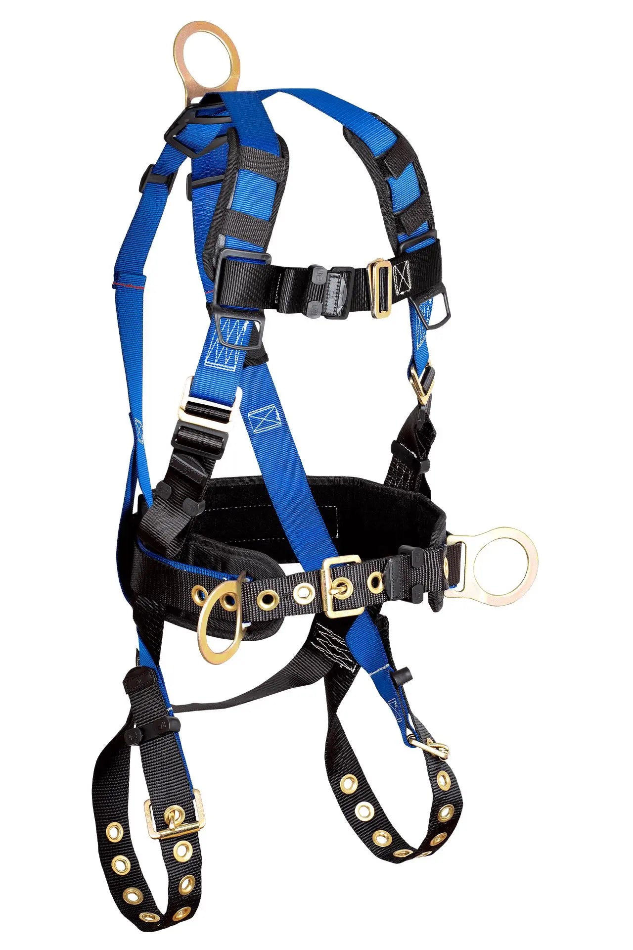 FALLTECH - Contractor Harness Tongue Buckle Legs & Mating Buckle Chest - Becker Safety and Supply