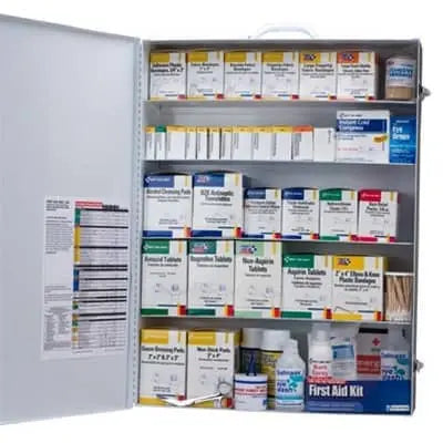 FIRST AID ONLY - First Aid 4 Shelf Cabinet - Becker Safety and Supply