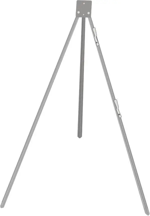 FOLDING TRIPOD Stand for 36" or 48" Metal or Mesh Signs. - Becker Safety and Supply