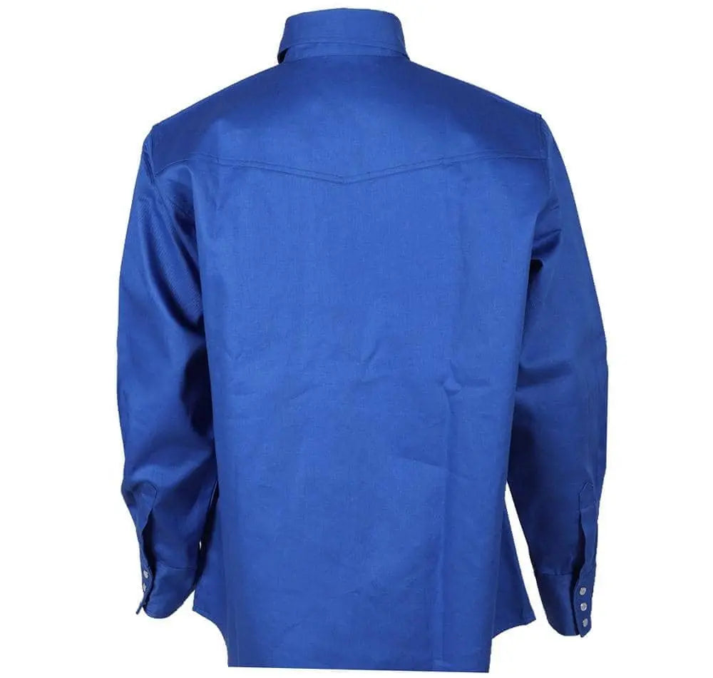 FORGE - Men's FR Solid Shirt, Royal Blue - Becker Safety and Supply