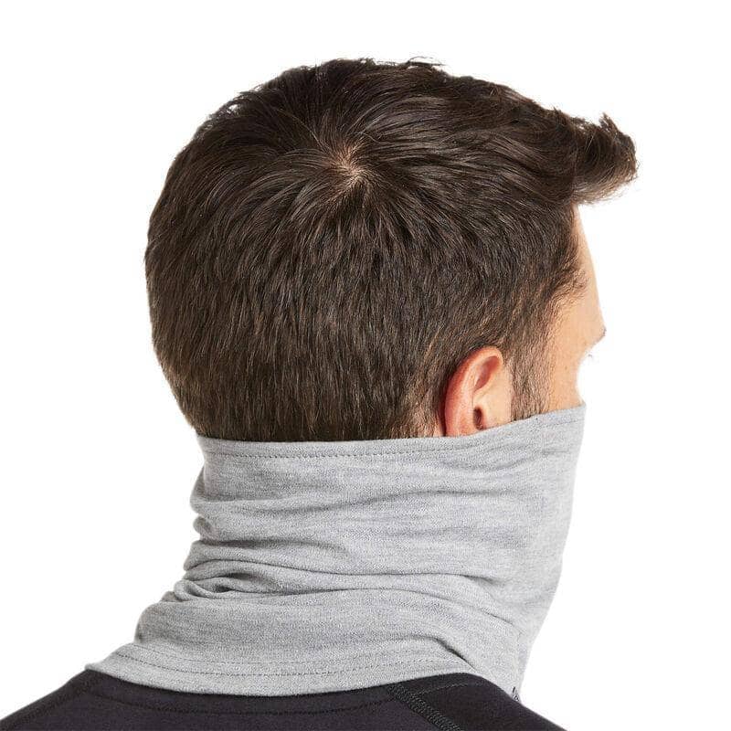 ARIAT -  FR Polartec Neck/Face Logo Gaiter Heather Grey - Becker Safety and Supply