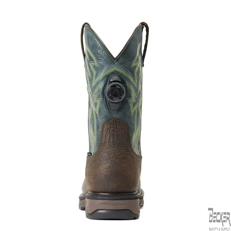ARIAT  - Workhog XT BOA H2O Carbon Toe, Brown/Forest - Becker Safety and Supply
