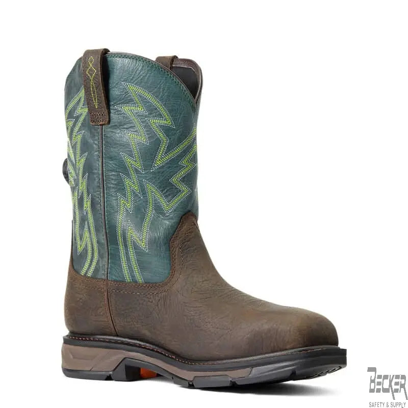 ARIAT  - Workhog XT BOA H2O Carbon Toe, Brown/Forest - Becker Safety and Supply