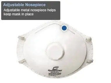 GATEWAY - Truair N95 Particulate Respirator Vented (Box of 10) - Becker Safety and Supply