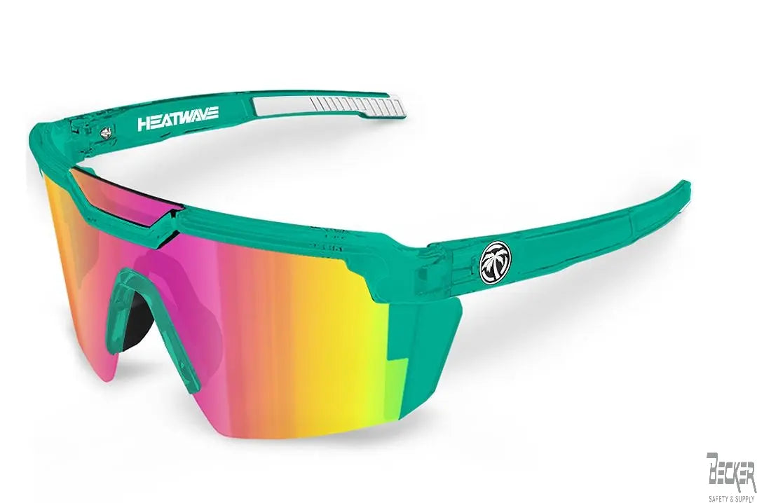 HEATWAVE - FUTURE TECH SUNGLASSES: LAGOON FRAME Z87+, - Becker Safety and Supply