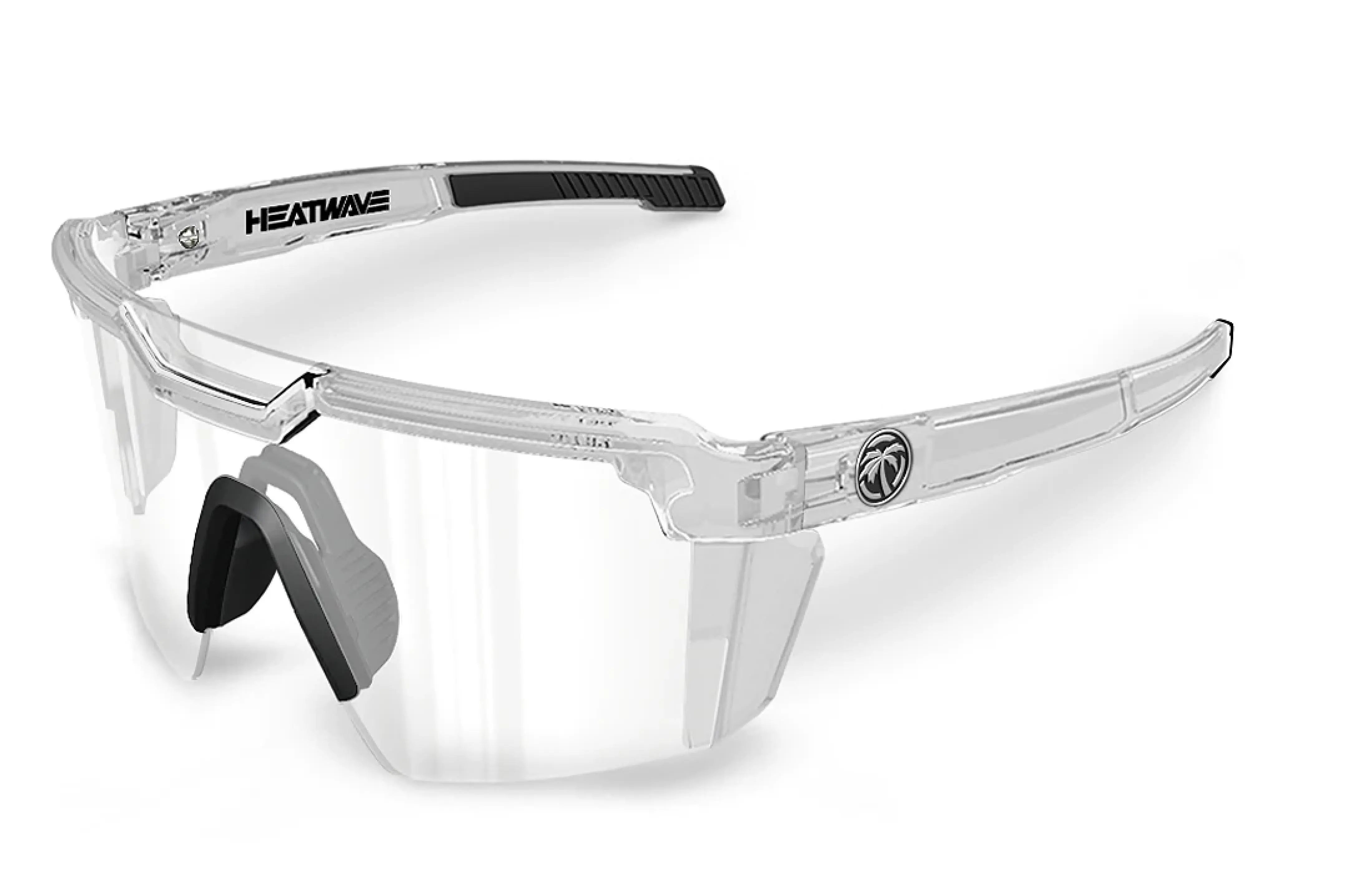 HEATWAVE - Gafas de sol con montura transparente Future Tech Z.87 