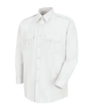 HORACE SMALL - Deputy Deluxe Long Sleeve Shirt, White - Becker Safety and Supply