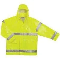 TINGLEY - Comfort-Brite - FR Yellow-Green Jacket w/ Hood in Collar - ANSI 107 Class 3 - Becker Safety and Supply