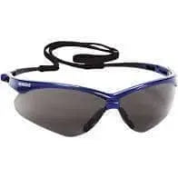 V30 Nemesis Safety Glasses Black Frame And Blue Scratch-Resistant Lens