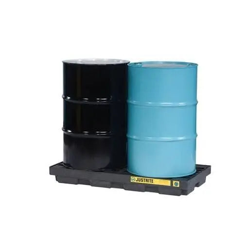 JUSTRITE - EcoPolyBlend Black Accumulation Center, 2 Drum - Becker Safety and Supply