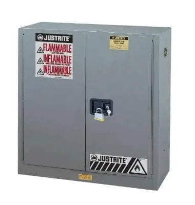 JUSTRITE - Flammable Cabnit Manual Doors 44"X43"X18" - Becker Safety and Supply