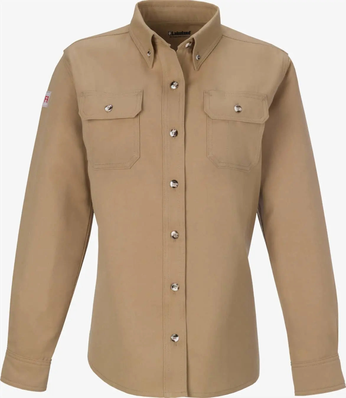 LAKELAND - Women's 6.5 oz Westex DH Button-Up Shirt 6.5 oz. lightweight inherently FR fabric, Dual Hazard Protection for Arc Flash and Flash Fire, NFPA 2112, UL certified
NFPA 70E, CAT 2 - Becker Safety and Supply