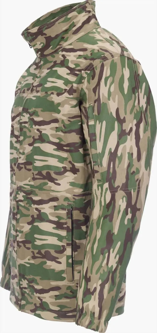 LAKELAND - Zip front jacket. Dual Certified, NFPA 70E, 2112 certified, Camo - Becker Safety and Supply