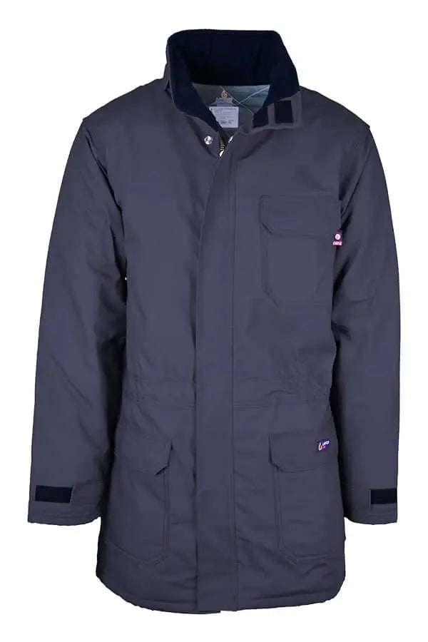 LAPCO - 12oz  FR Insulated Parka 100% Cotton Duck, Navy - Becker Safety and Supply