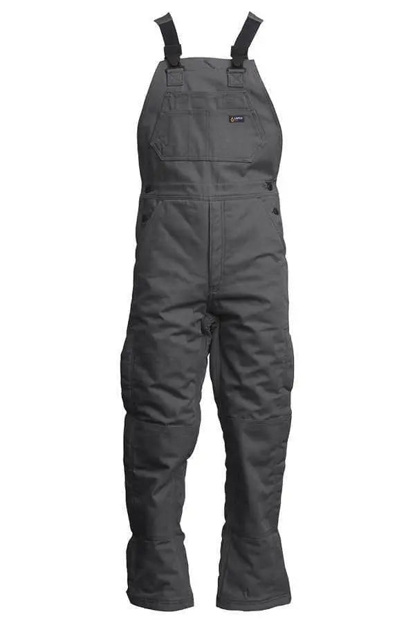 LAPCO - 12oz. FR Insulated Bib Overalls, Gray - Becker Safety and Supply