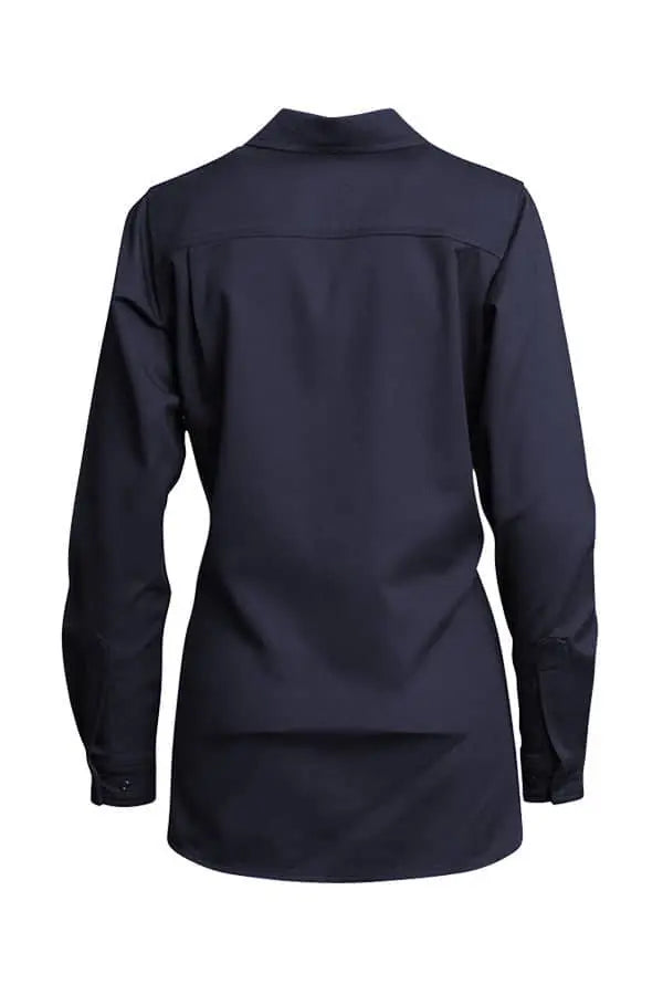 LAPCO - Ladies FR Uniform Shirt, 7oz. Westex® UltraSoft AC, Navy - Becker Safety and Supply