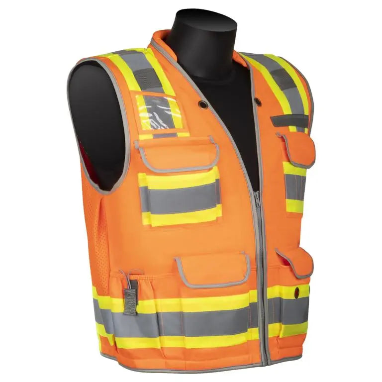 LIBERTY - Heavy Duty Hi-Viz Surveyor Vest, Class 2 - Becker Safety and Supply