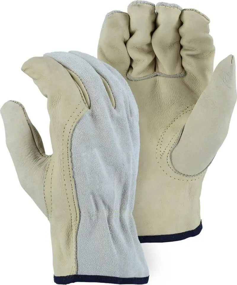 MAJESTIC - Combination Cowhide Drivers Glove - Becker Safety and Supply