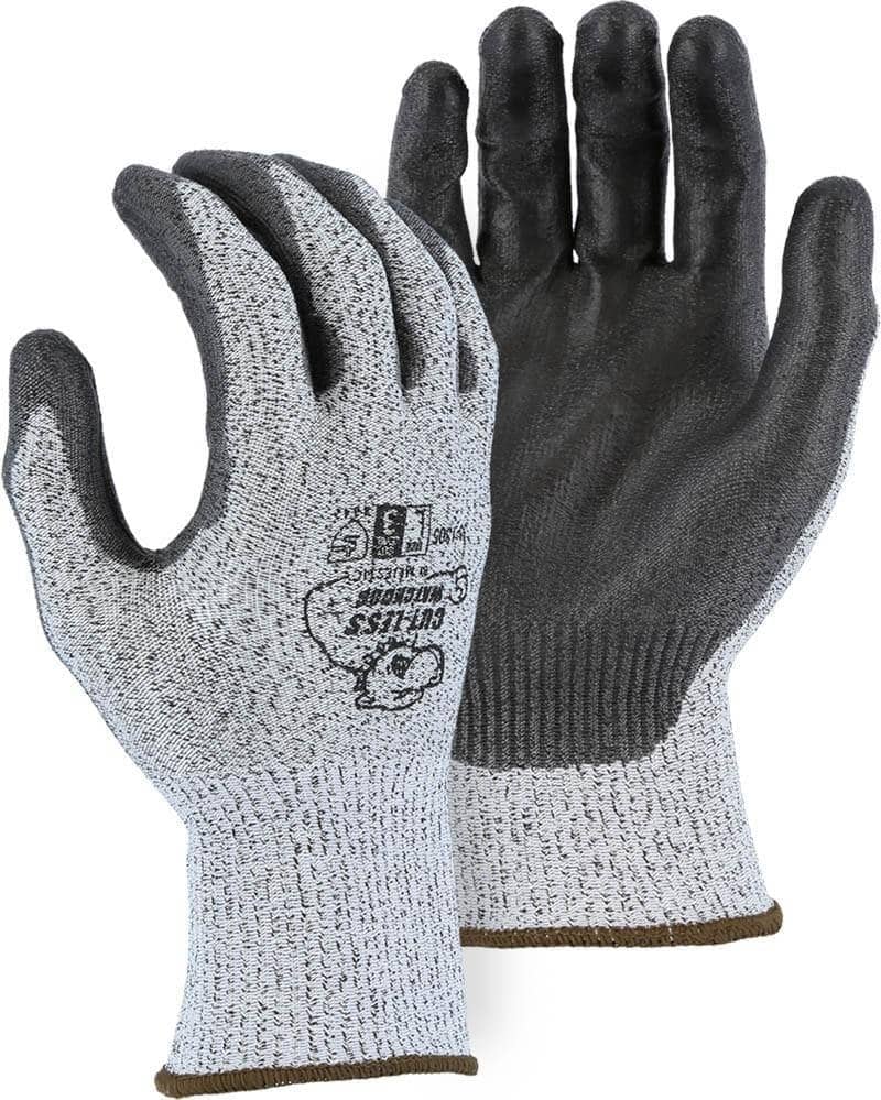MAJESTIC - Cut Less Watchdog Seamless Knit Glove with Polyurethane Palm Coating - Becker Safety and Supply