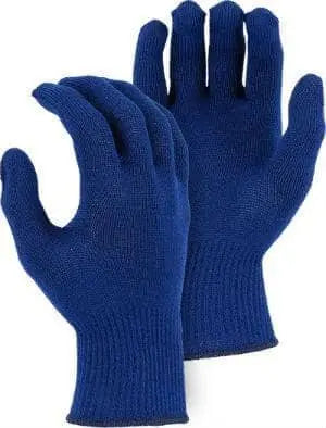 MAJESTIC - Dupont Thermalite Glove Liner with Hollow Core Fiber, Blue - Becker Safety and Supply