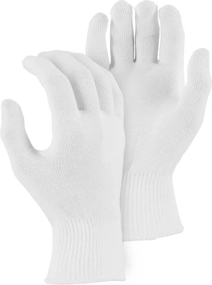 MAJESTIC - Dupont Thermalite Glove Liner with Hollow Core Fiber, White - Becker Safety and Supply
