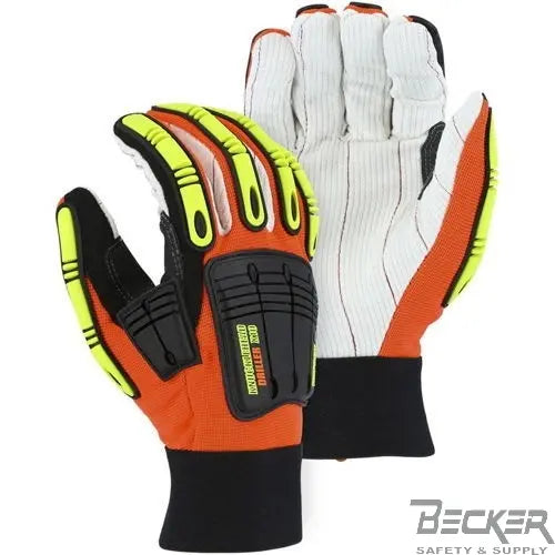 MAJESTIC - Knucklehead - Cotton Palm - Impact  Becker Safety and Supply