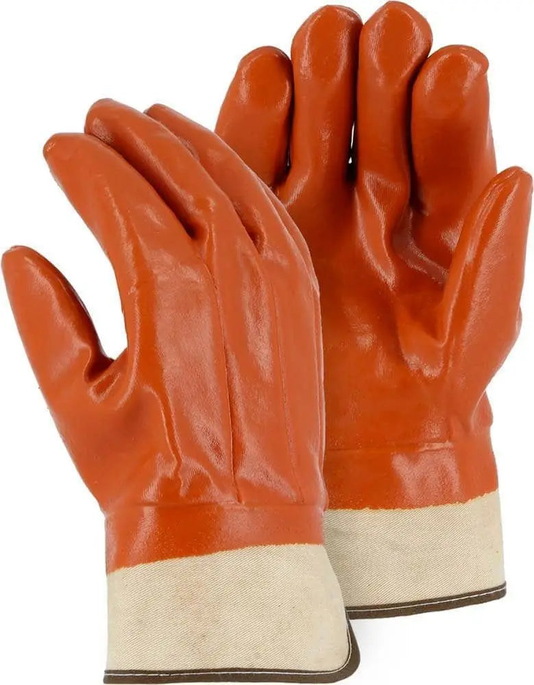 MAJESTIC - Winter Lined PVC Work Glove with Safety Cuff - Becker Safety and Supply